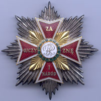 Звезда ордена Белого Орла (аверс)