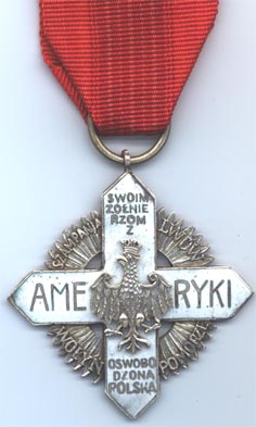 Крест "Польских легионеров из Америки" (аверс)