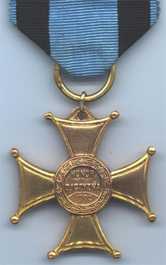 Орден "Виртути милитари" 4-го класса (реверс)