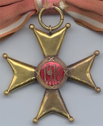 Орден Возрождения Польши 3-го класса (реверс)