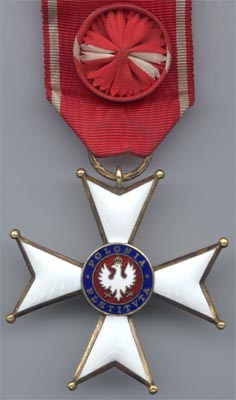 Орден Возрождения Польши 4-го класса (аверс)