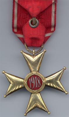 Орден Возрождения Польши 4-го класса (реверс)