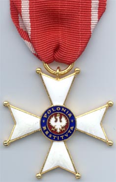 Орден Возрождения Польши 5-го класса (аверс)