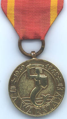 Медаль за Варшаву (аверс)
