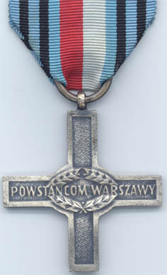 Крест Варшавского восстания (реверс)
