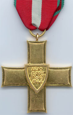 Орден Крест Грюнвальда 1-го класса (реверс)