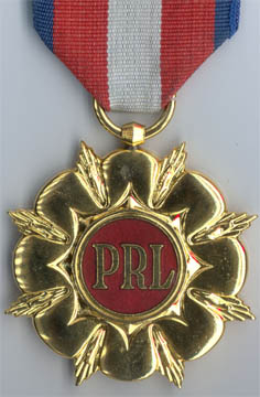 Орден  Строителя Народной Польши (реверс)