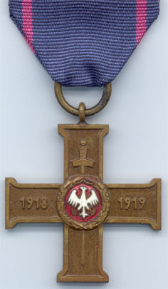 Крест Великопольского восстания (аверс)