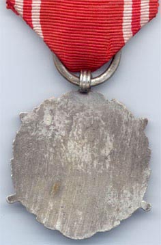 Серебряная медаль "ВС на службе Родине"- 10 лет (реверс)