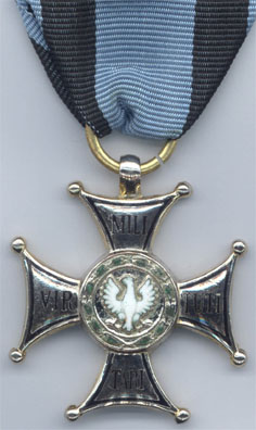 Орден "Виртути милитари" 5-го класса (аверс)