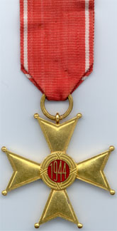 Орден Возрождения Польши 4-го класса (реверс)