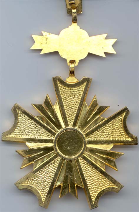 Орден Заслуг 1-го класса (реверс)