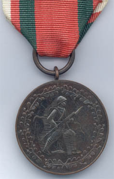 Медаль Военного Добровольца (реверс)