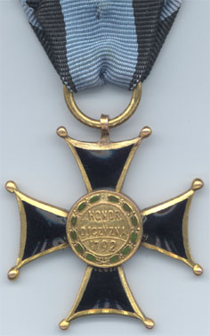 Орден "Виртути милитари" 3-го класса (реверс)